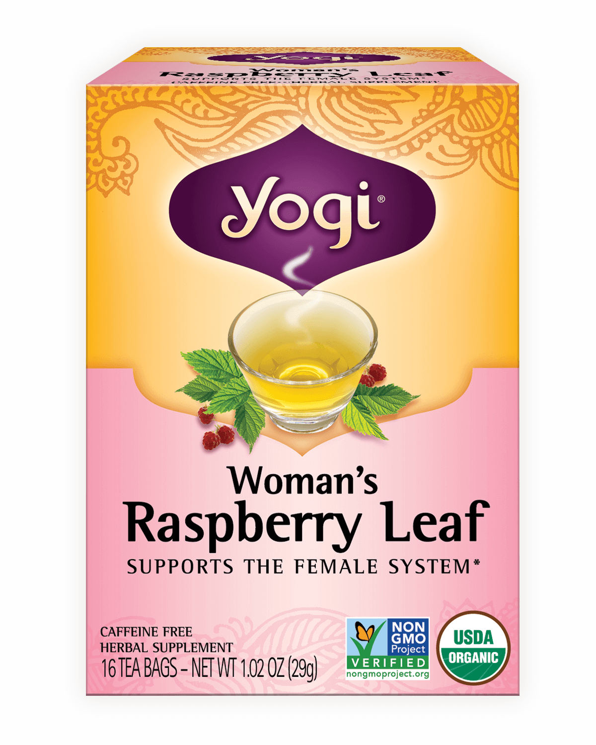 Woman's Raspberry Leaf Yogi Tea